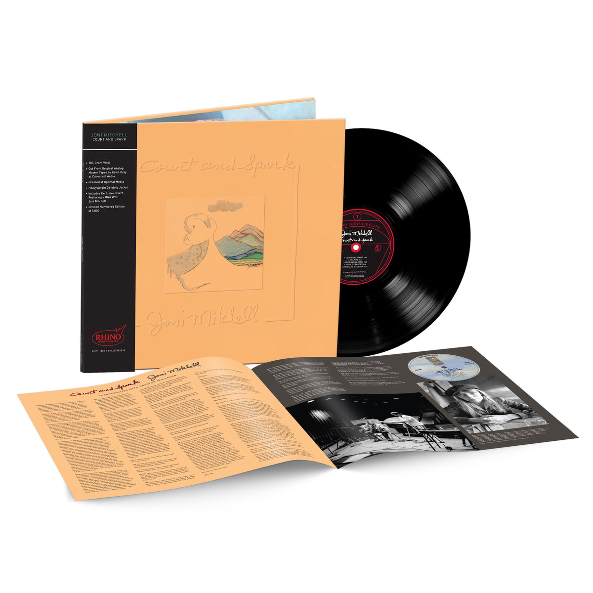 Joni Mitchell Court and Spark (Rhino Hi-Fi) vinyl cover