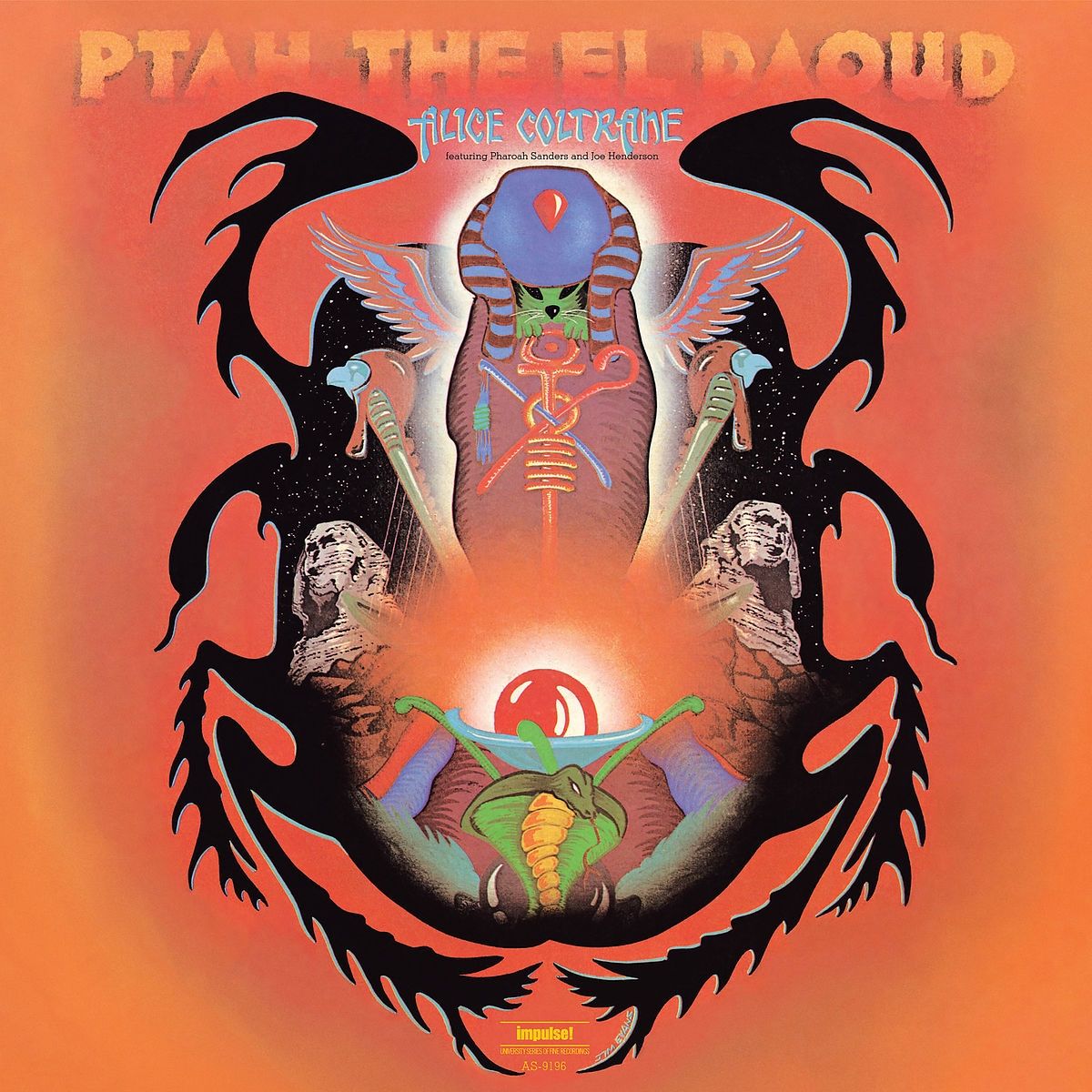 Alice Coltrane “Ptah the El Daoud” (Verve By Request Series) LP cover art