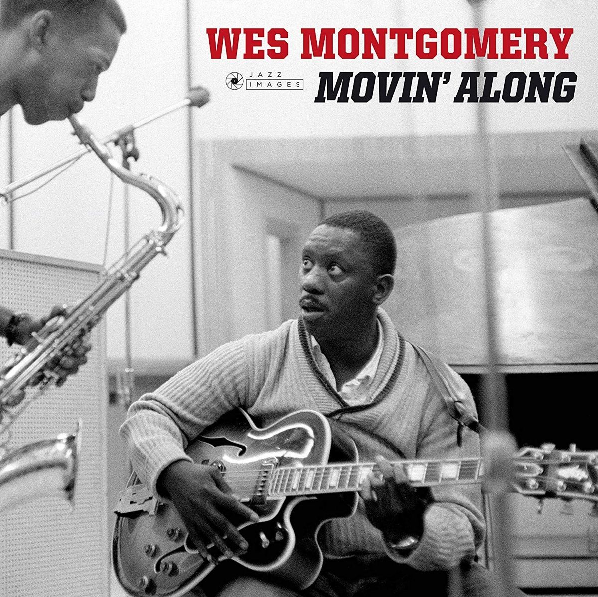 WES Montgomery “Movin Along (photographs by William Claxton/180g/virgin Vinyl/gat” LP cover art