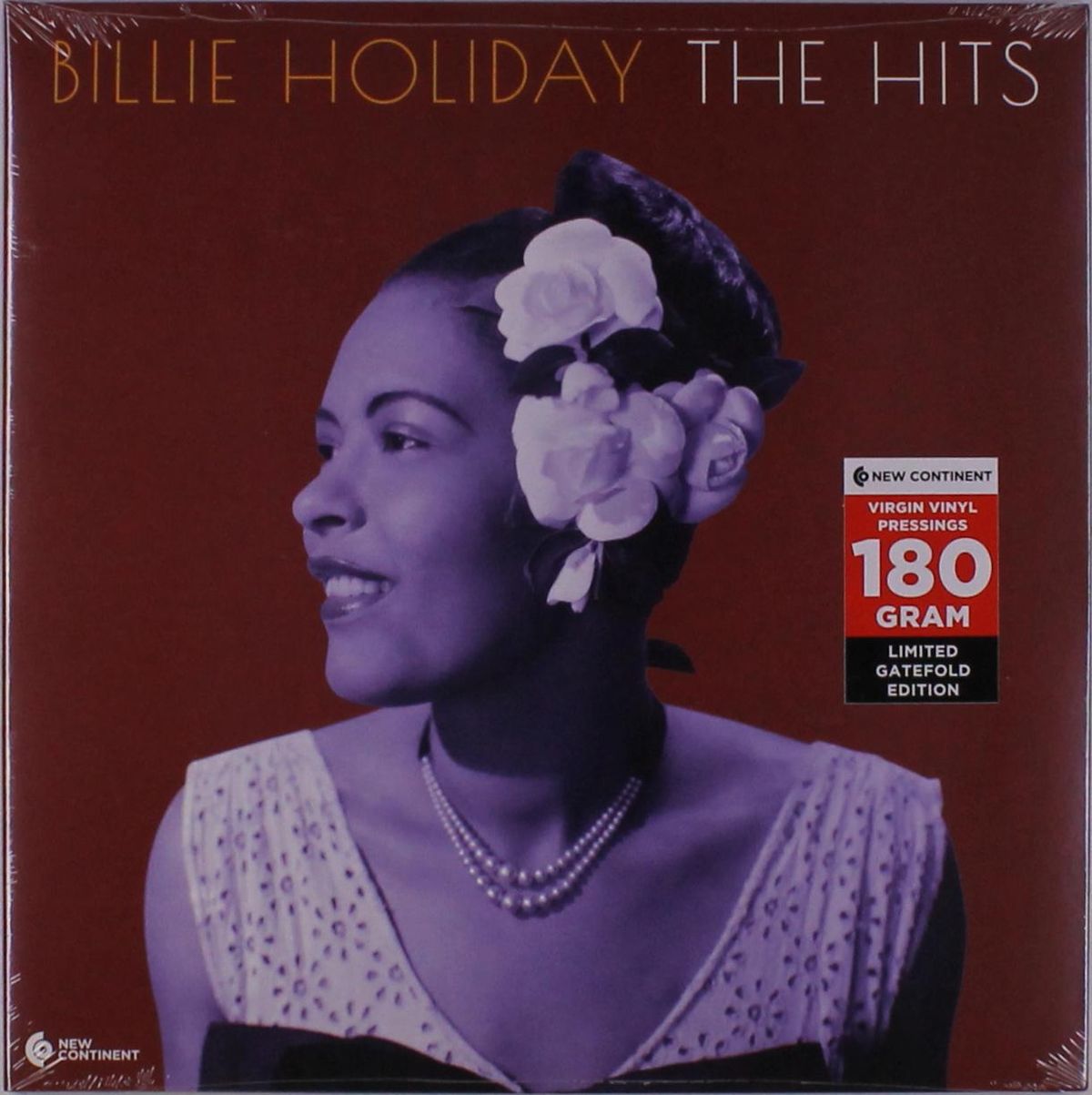Billie Holiday “Hits” (DELUXE GATEFOLD EDITION, 180g/VIRGIN Vinyl) LP cover art