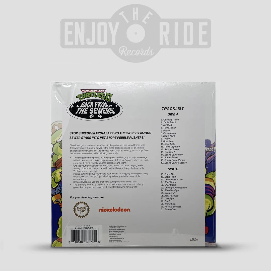 Konami Kukeiha Club "Teenage Mutant Ninja Turtles II: Back from the Sewers" LP