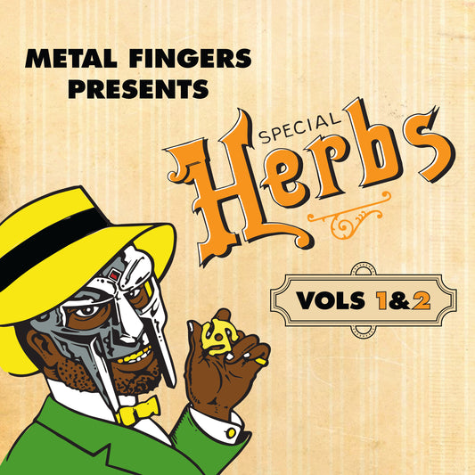 MF DOOM "Metal Fingers Presents: Special Herbs Vol. 1 & 2" 2xLP