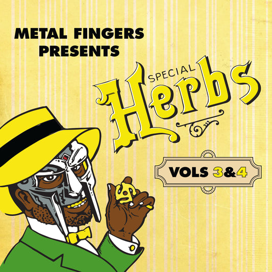 MF DOOM "Metal Fingers Presents: Special Herbs Vol. 3 & 4" 2xLP