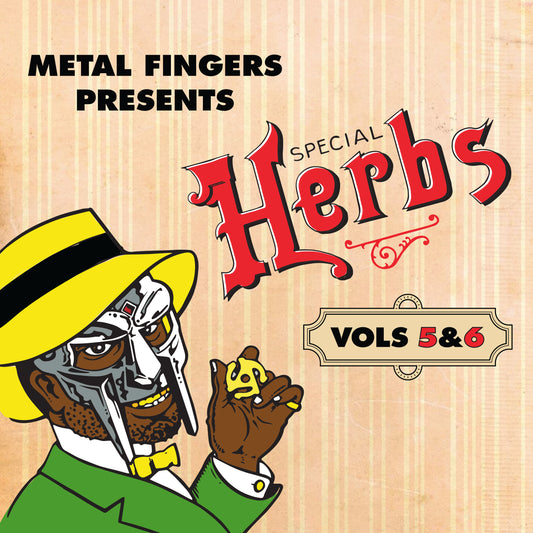 MF DOOM "Metal Fingers Presents: Special Herbs Vol. 5 & 6" 2xLP
