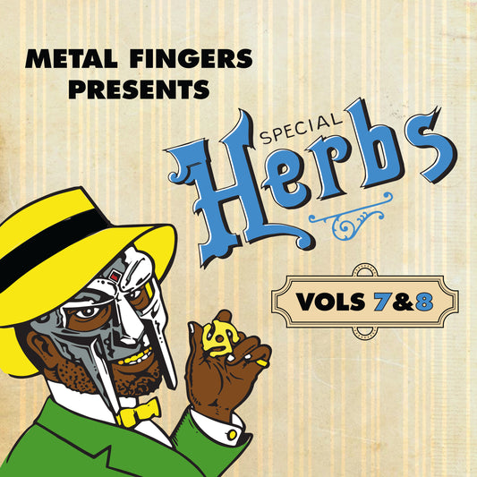 MF DOOM "Metal Fingers Presents: Special Herbs Vol. 7 & 8" 2xLP