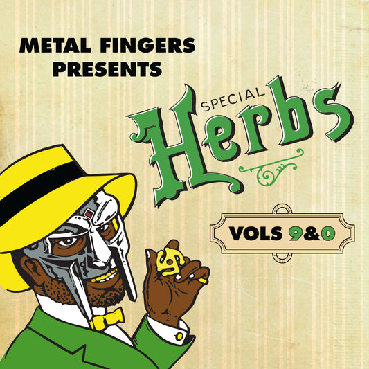 MF DOOM "Metal Fingers Presents: Special Herbs Vol. 9 & 0" 2xLP