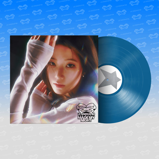 LE SSERAFIM "Made My Night" (SKY BLUE ver.) LP cover art