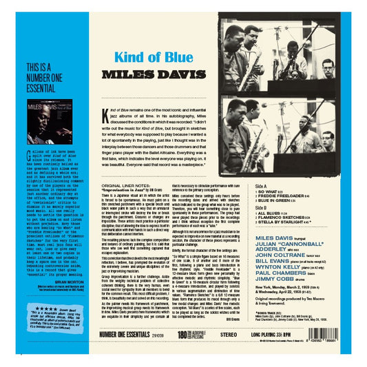 Davis, Miles "Kind of Blue" LP