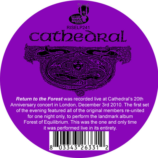 Cathedral "Return to the Forest" 2xLP