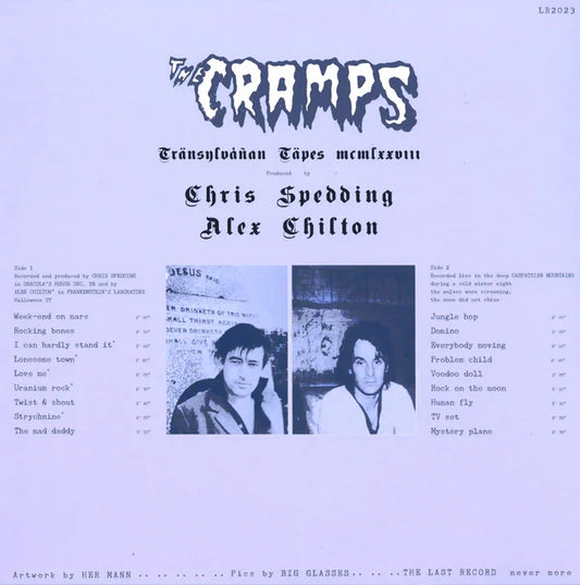 Cramps "Transylvanian Tapes MCMLXXVIII - The Last Record Never More" LP