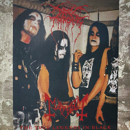 Darkthrone / Mayhem "The True Legends In Black" LP