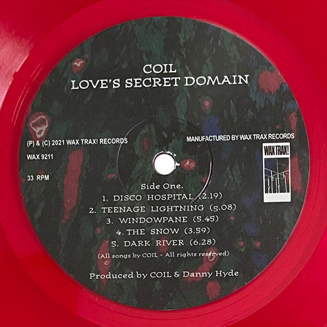 Coil "Love's Secret Domain" LP