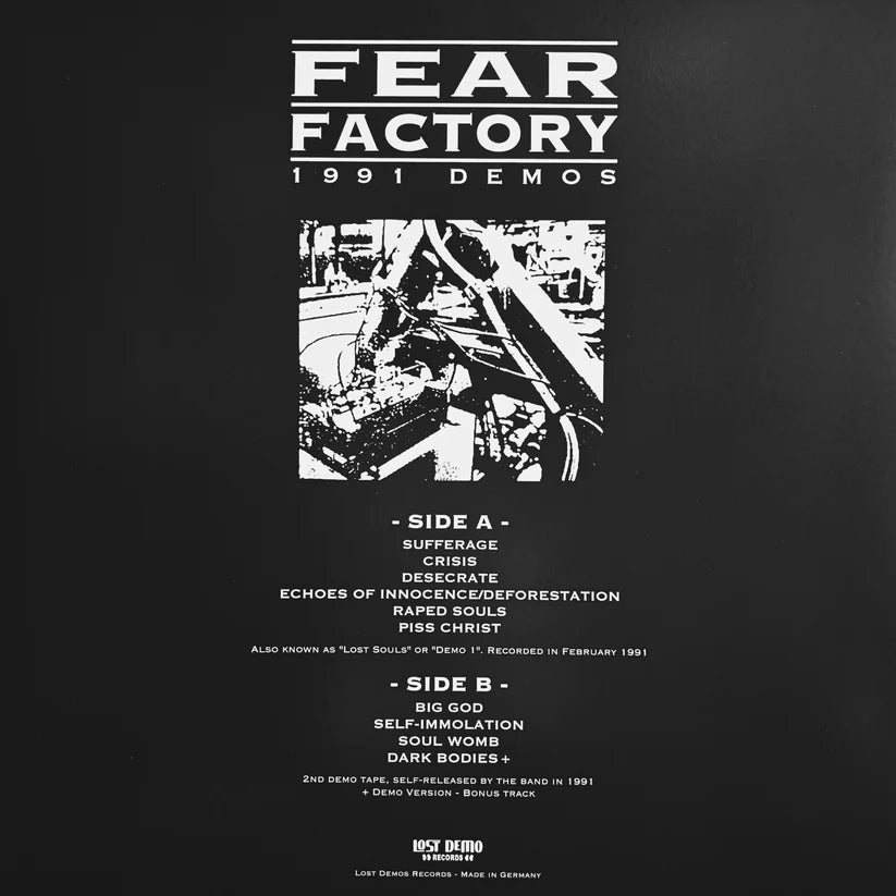 Fear Factory "1991 Demos" LP