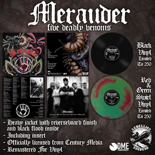 Merauder "Five Deadly Venoms" LP