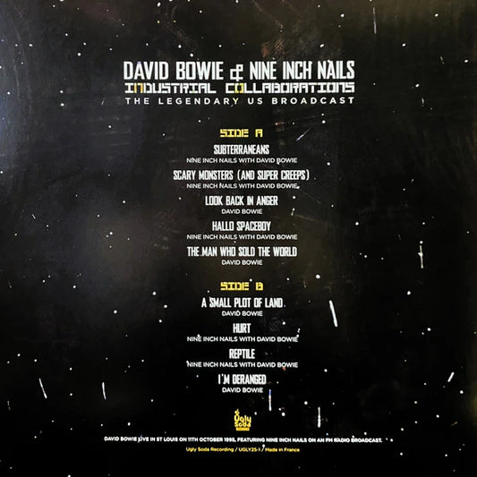 Nine Inch Nails / David Bowie "Industrial Collaborations - The Legendary US Broadcast" LP