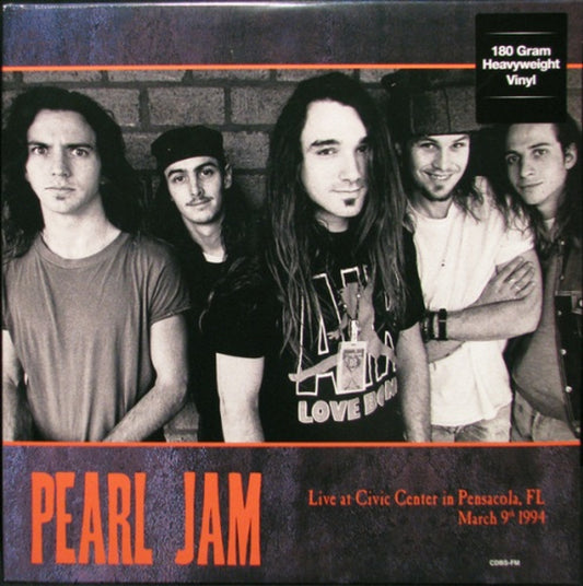 Pearl Jam "Live at Civic Center in Pensacola, FL March 9th 1994" 2xLP