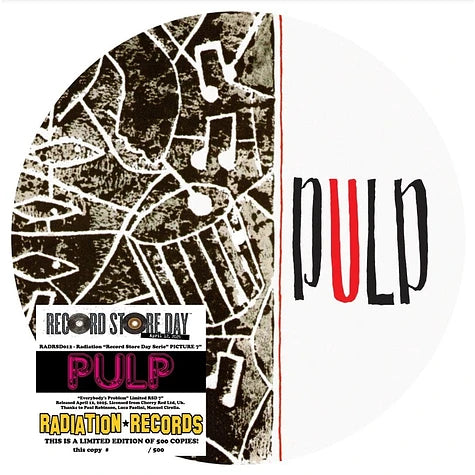 Pulp "Everybody's Problem / There Was.." PIC 7"