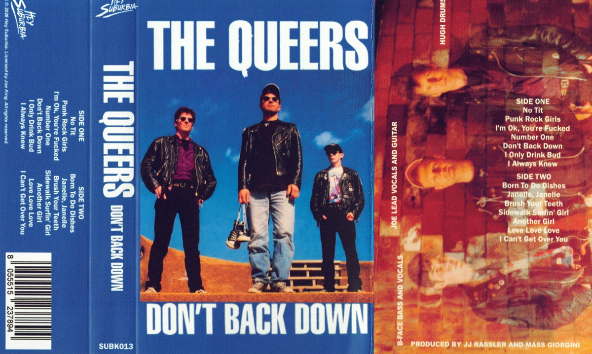 The Queers Don't Back Down Cassette cover art