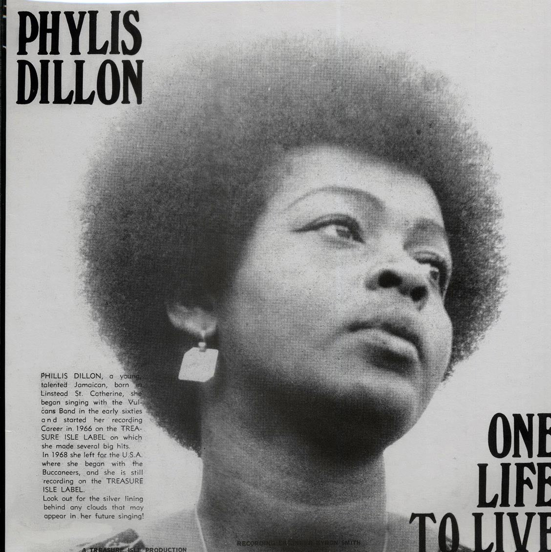 Dillon, Phyllis "One Life to Live" LP