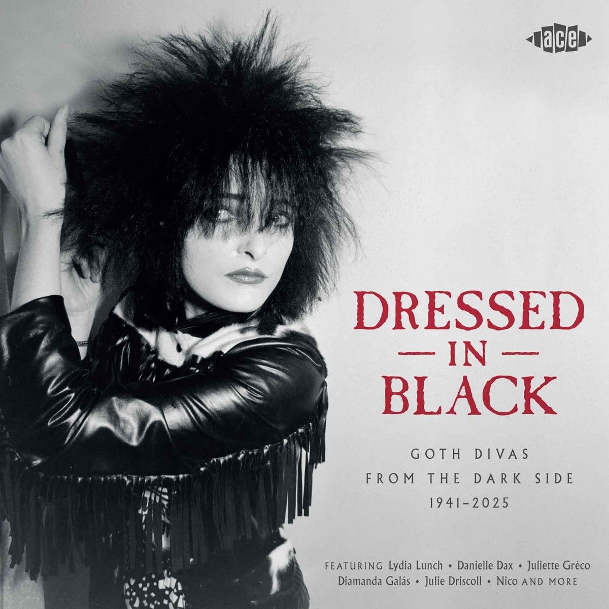 Various Artists - Dressed in Black - Goth Divas from the Dark Side 1941-2025 CD cover