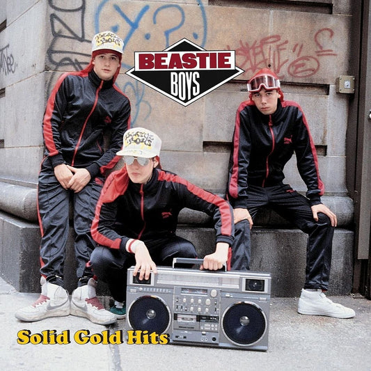 Beastie Boys “Solid Gold Hits” CD cover art