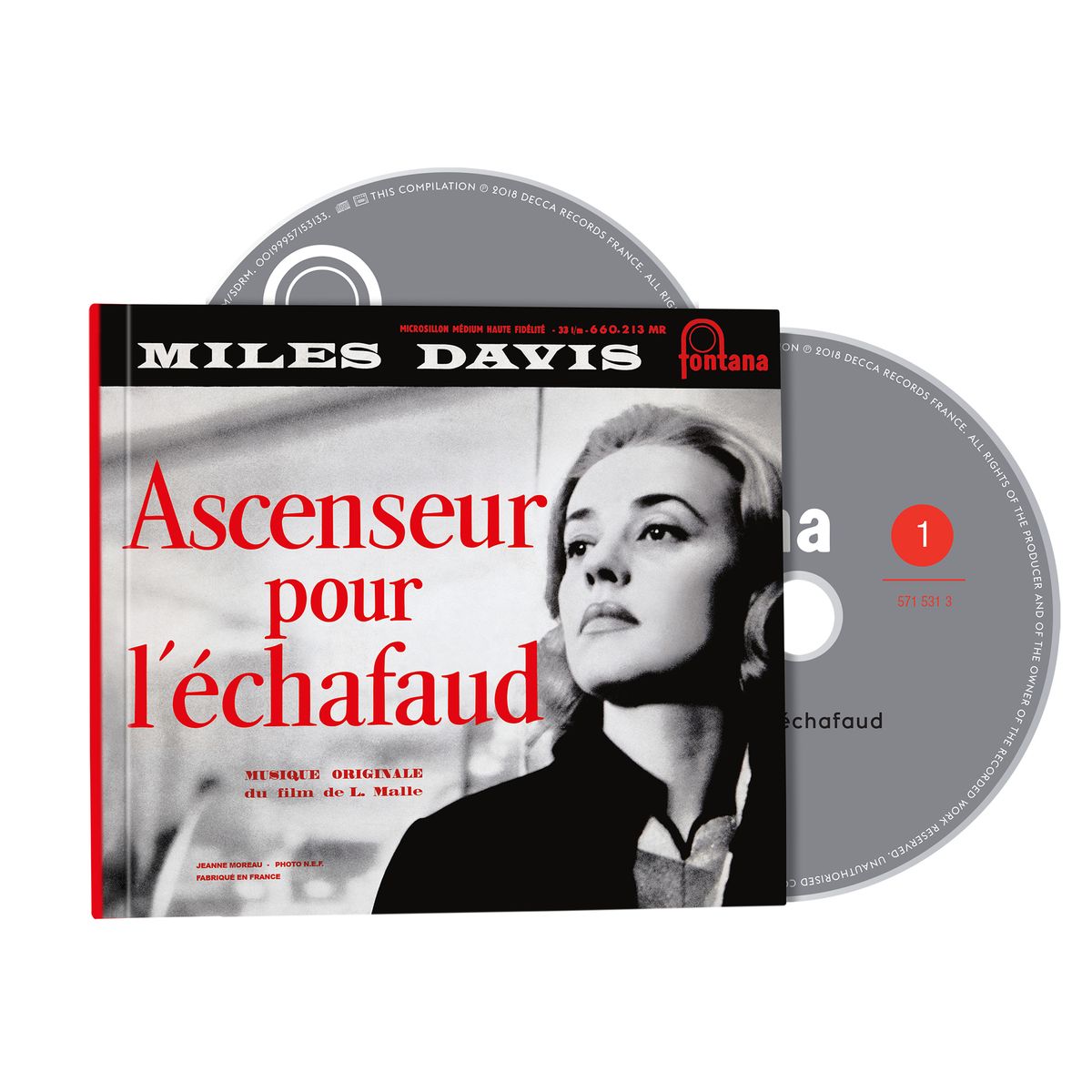 Miles Davis “Ascenseur Pour L'echafaud (Deluxe Edition)” 2xCD cover art