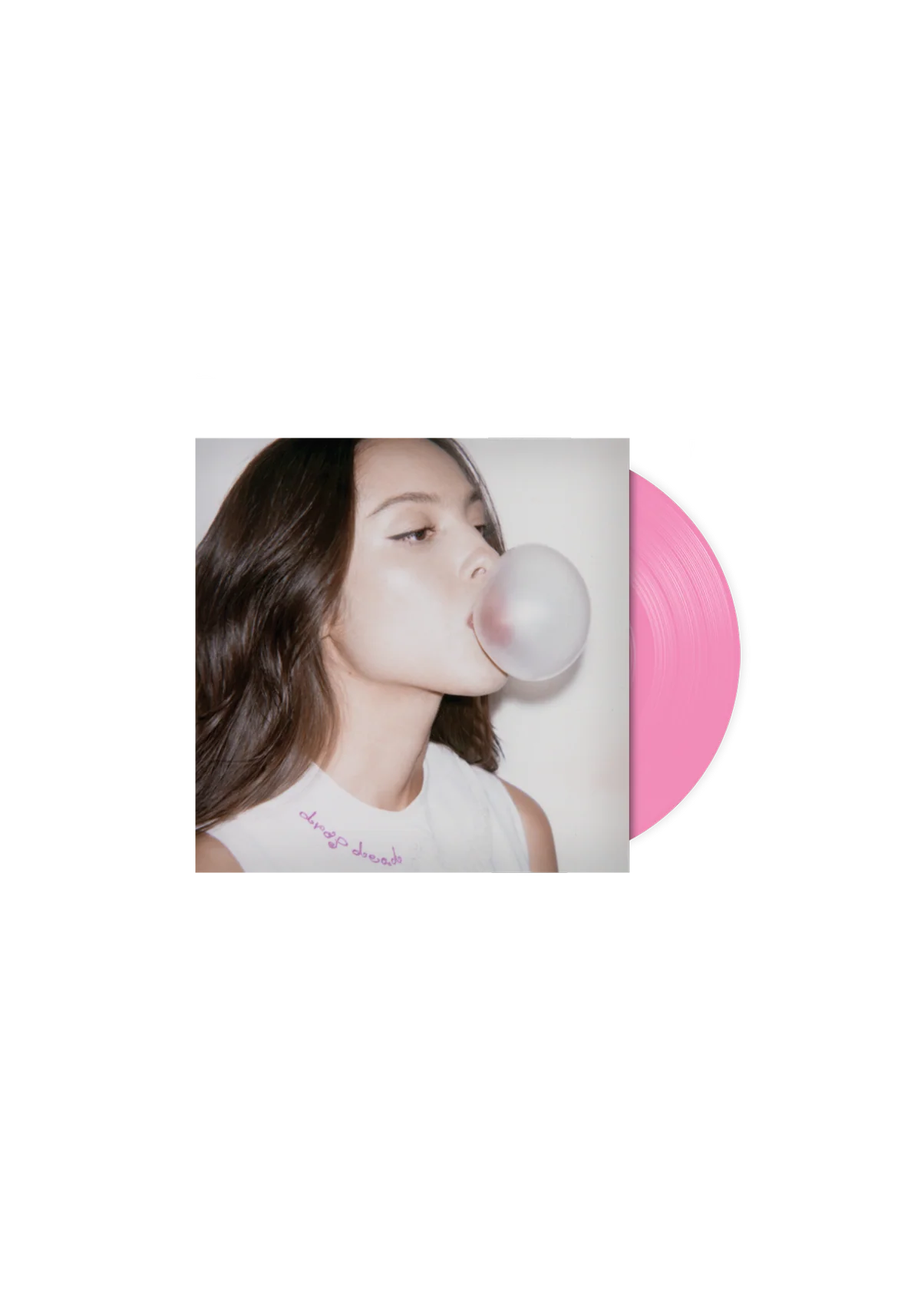 Olivia Rodrigo “Drop Dead” Chewing Gum Pink Vinyl 7"