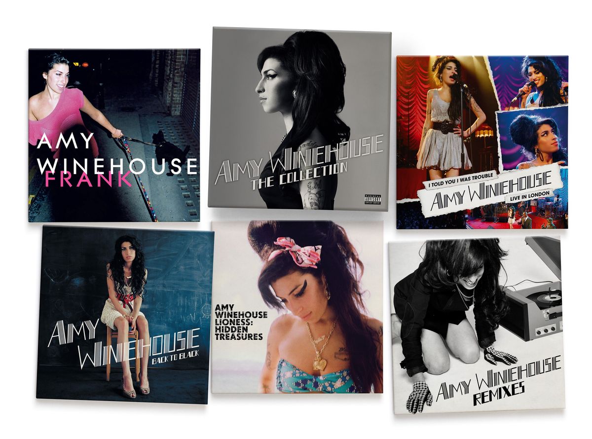 Amy Winehouse “Collection” 5xCD cover art