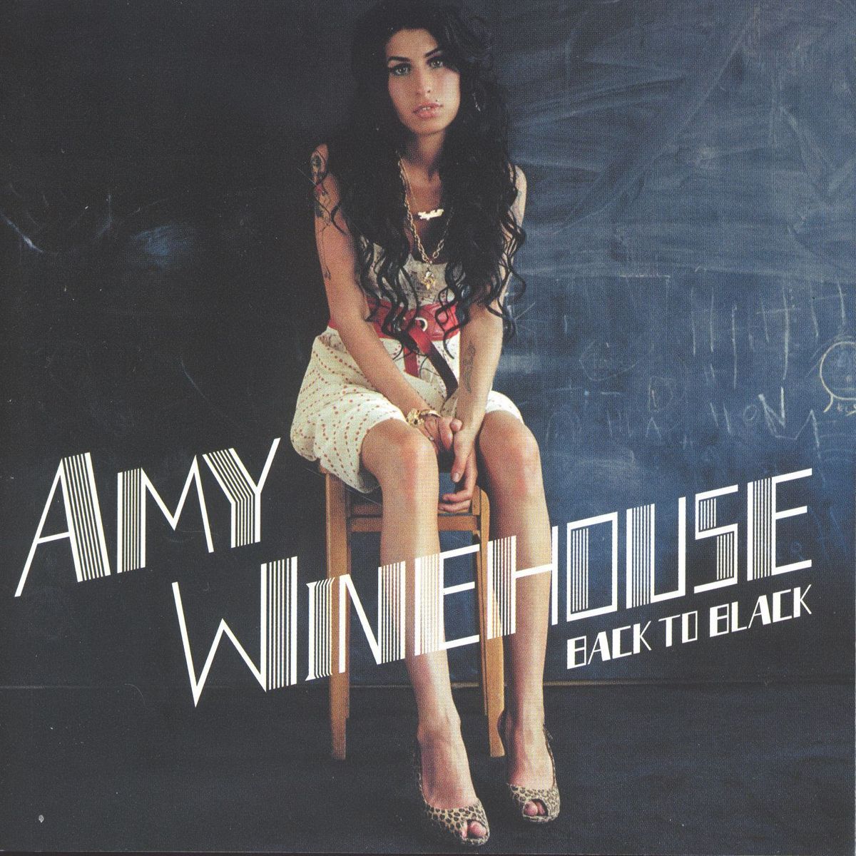 Amy Winehouse “Back to Black” CD cover art