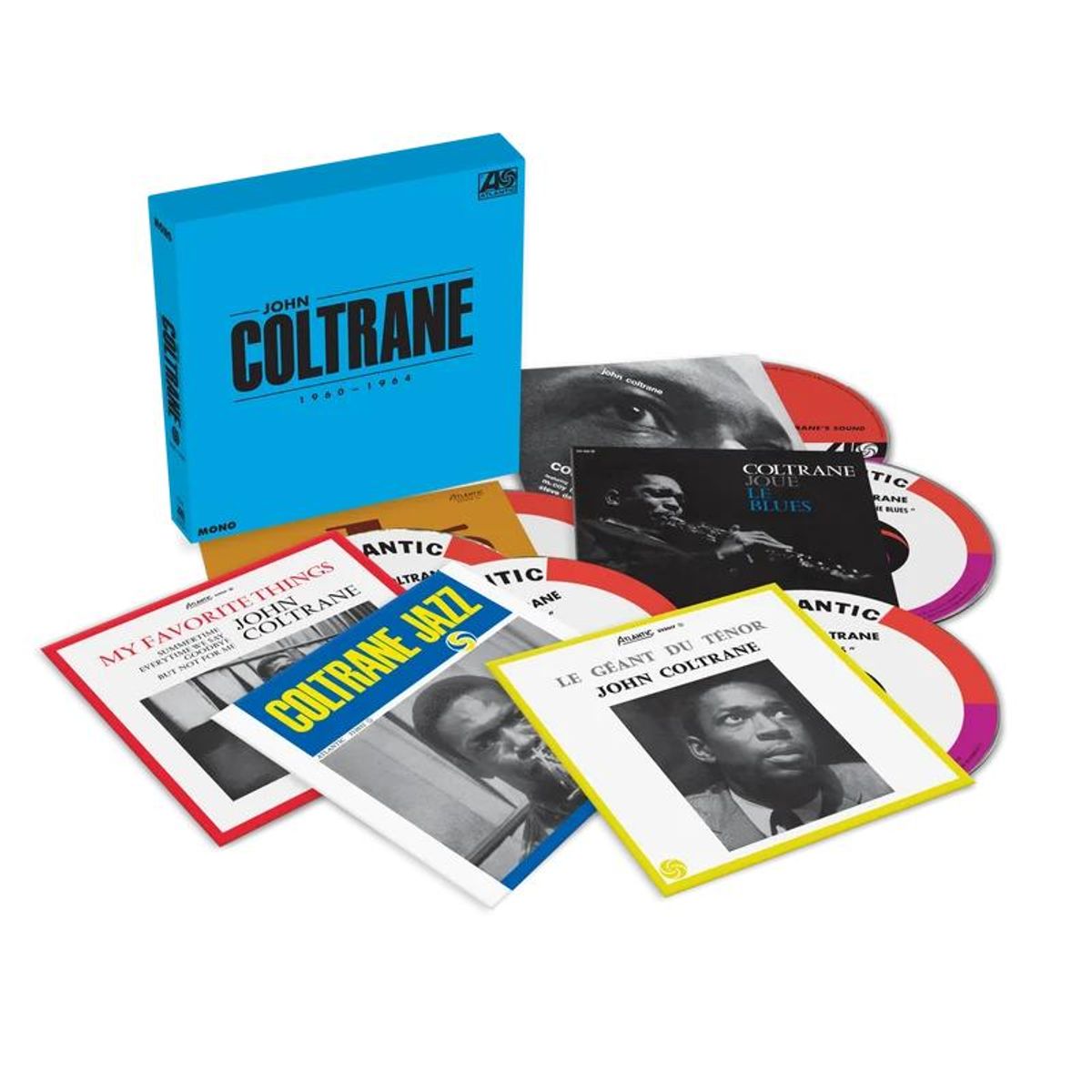 John Coltrane “John Coltrane: 1960–1964 (mono)” 6xCD cover art