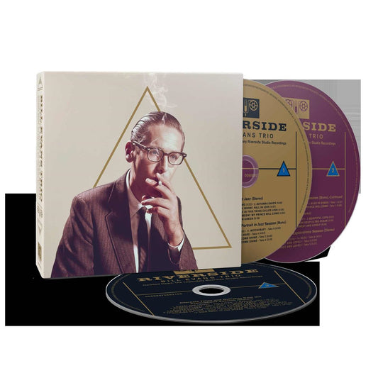 Bill Evans Trio “Haunted Heart: the Legendary Riverside Studio Recordings” 3xCD cover art