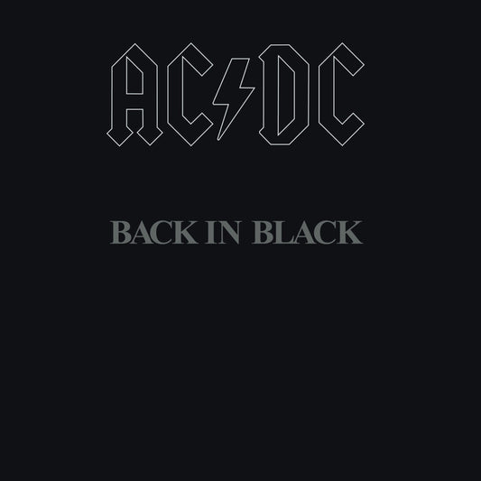 AC/DC Back in Black CD cover art