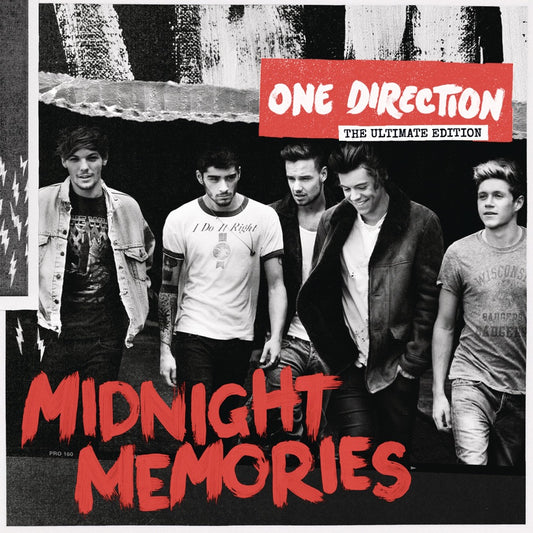 One Direction Midnight Memories CD cover art