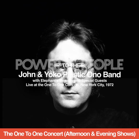 John Lennon, Yoko Ono & the Plastic Ono Band Power to the People: Live at the One to One Concert CD cover art