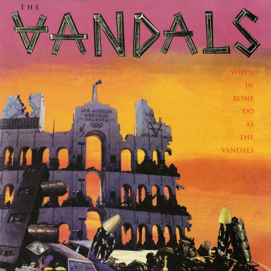 The Vandals - When in Rome Do as the Vandals (Black/Pink Splatter Vinyl) square album cover art