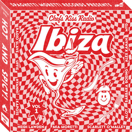 V/A "Chef's Kiss Radio Vol. 1: Ibiza" LP cover art