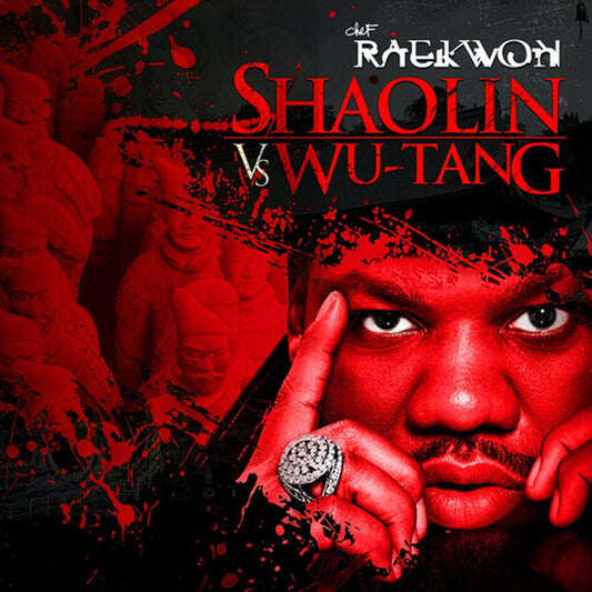 Raekwon "Shaolin vs. Wu-Tang (15th Anniversary)" 2xLP (Indie Exclusive "Blood Oath" (Half Red/Half Black vinyl)) 2xLP cover art