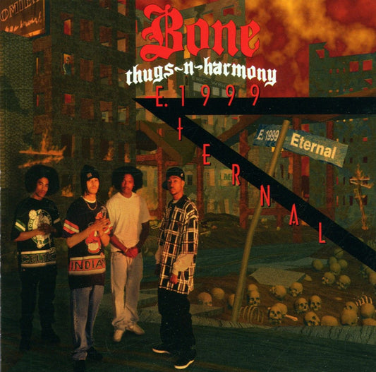 Bone Thugs-N-Harmony “E. 1999 Eternal” CD cover art