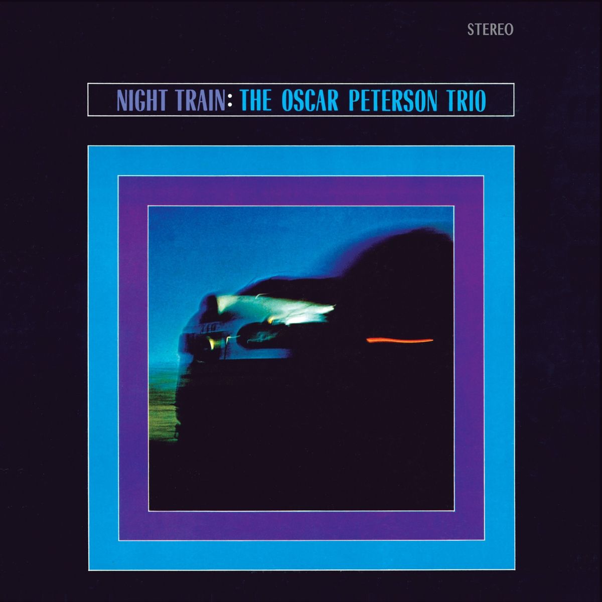 OSCAR TRIO Peterson “Night Train” (180g/Limited/Transparent Purple Vinyl) LP cover art