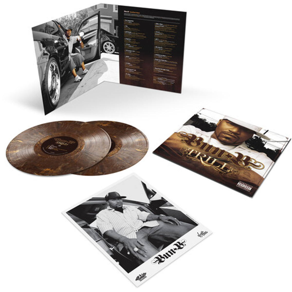 Bun B "Trill (Reissue)" (Indie Exclusive Copper Back Ice vinyl) LP cover art