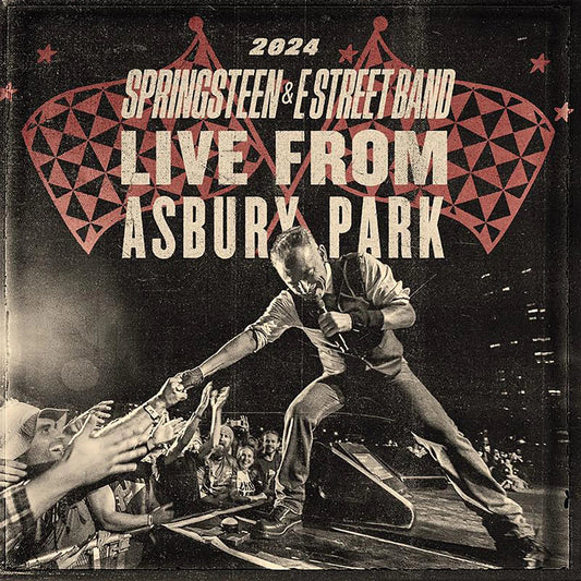 Bruce Springsteen & the E Street Band Live from Asbury Park 2024 CD cover art