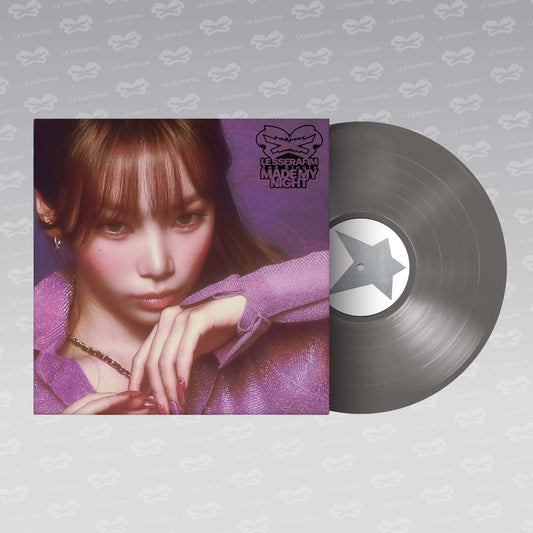 LE SSERAFIM "Made My Night" (CHIC SILVER ver.) LP cover art