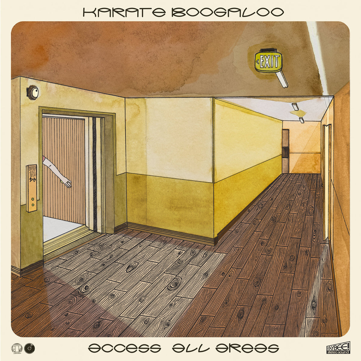 Karate Boogaloo "Access All Areas" (Pastel Pink Vinyl) LP album cover
