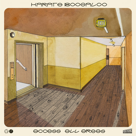 Karate Boogaloo "Access All Areas" (Pastel Pink Vinyl) LP album cover