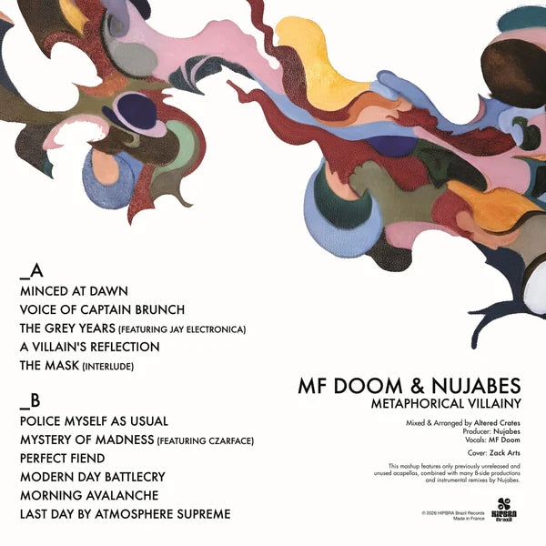 MF DOOM / Nujabes "Metaphorical Villainy" LP