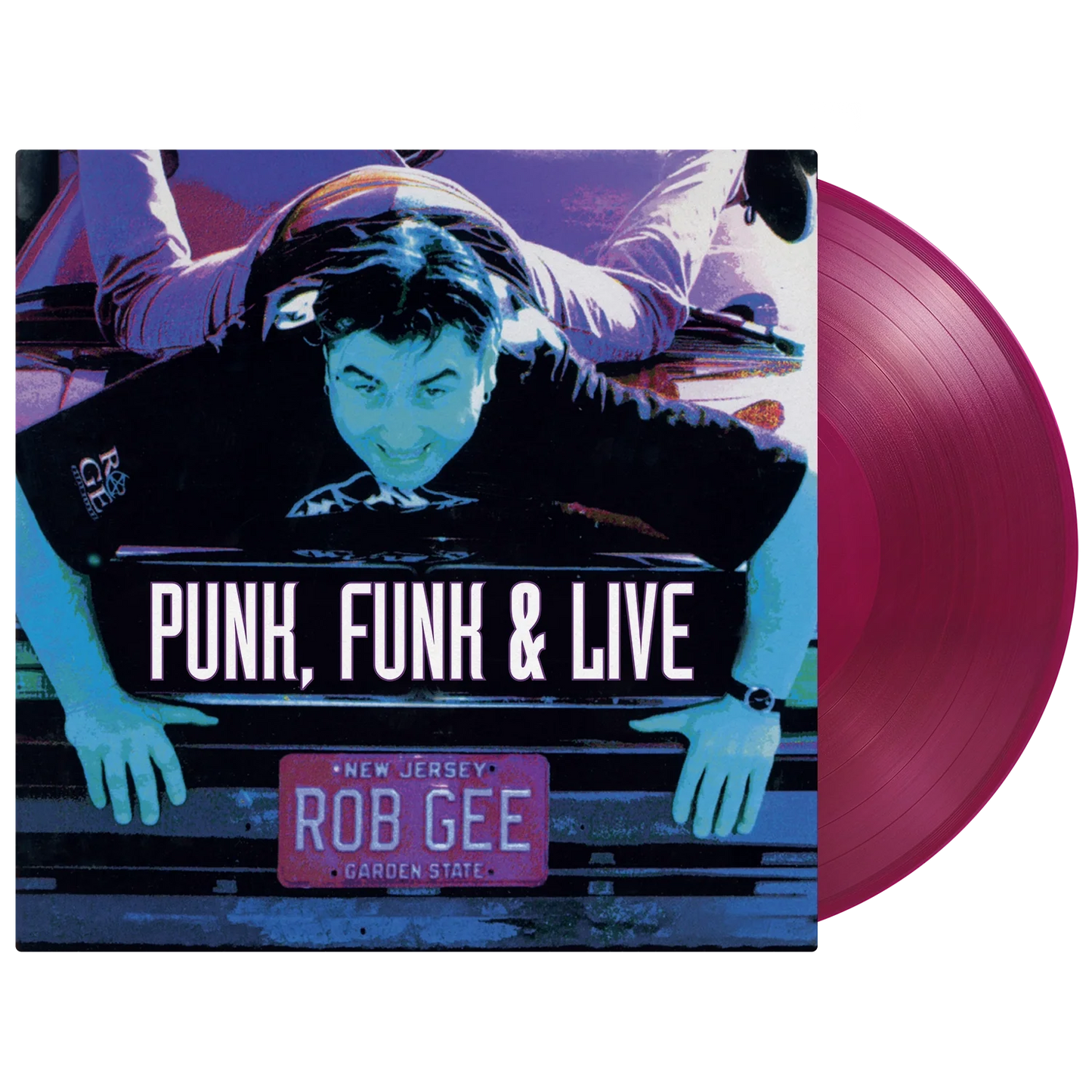 Rob Gee "Punk, Funk & Live" (Translucent Purple Vinyl) 12"