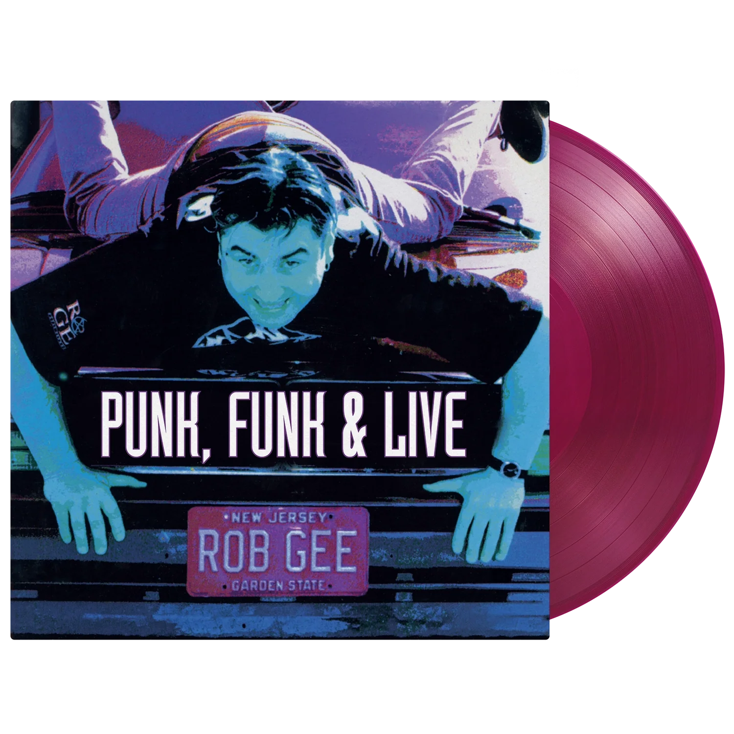 Rob Gee "Punk, Funk & Live" (Translucent Purple Vinyl) 12"