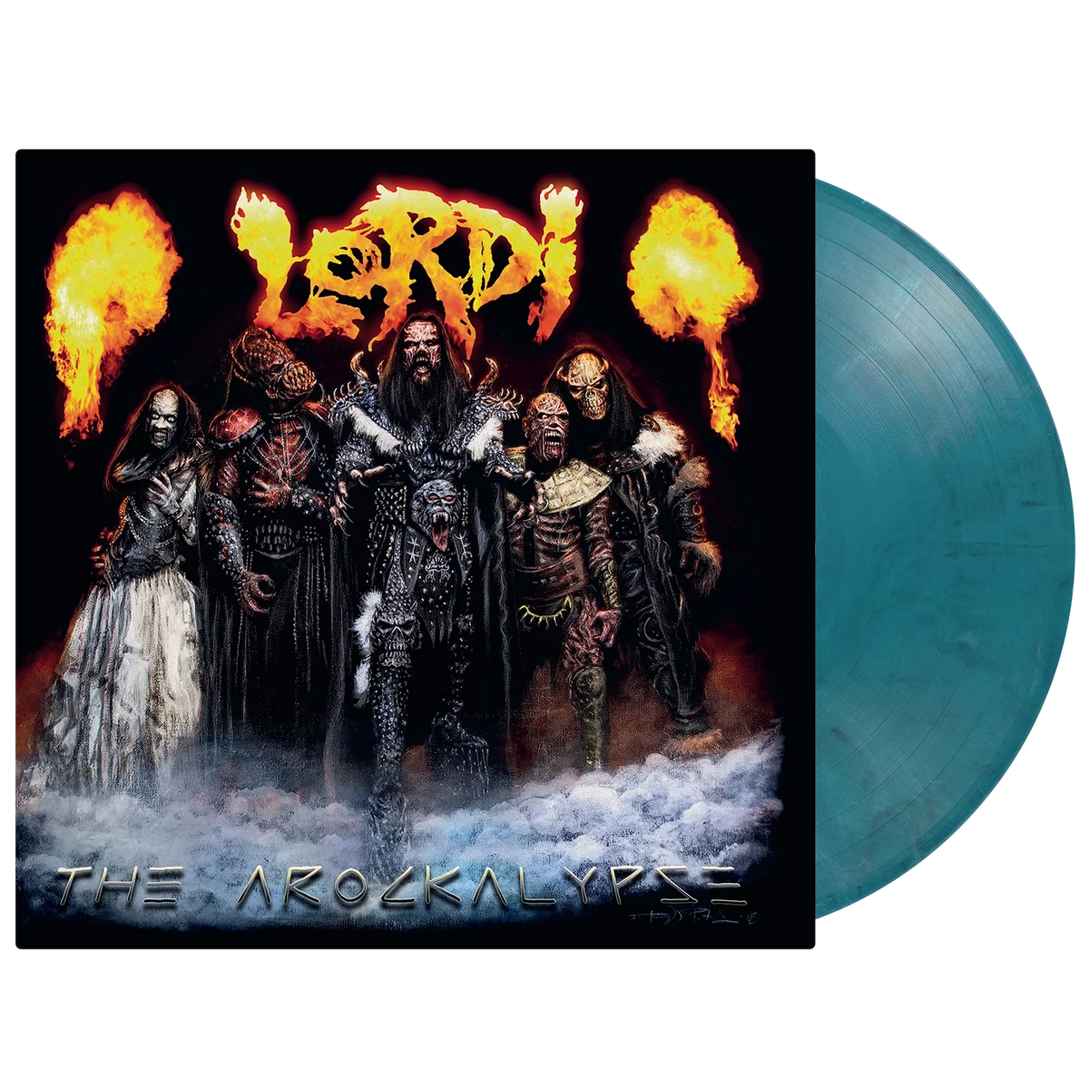 Lordi "The Arockalypse" (Blue, Black & White Marbled Vinyl) LP