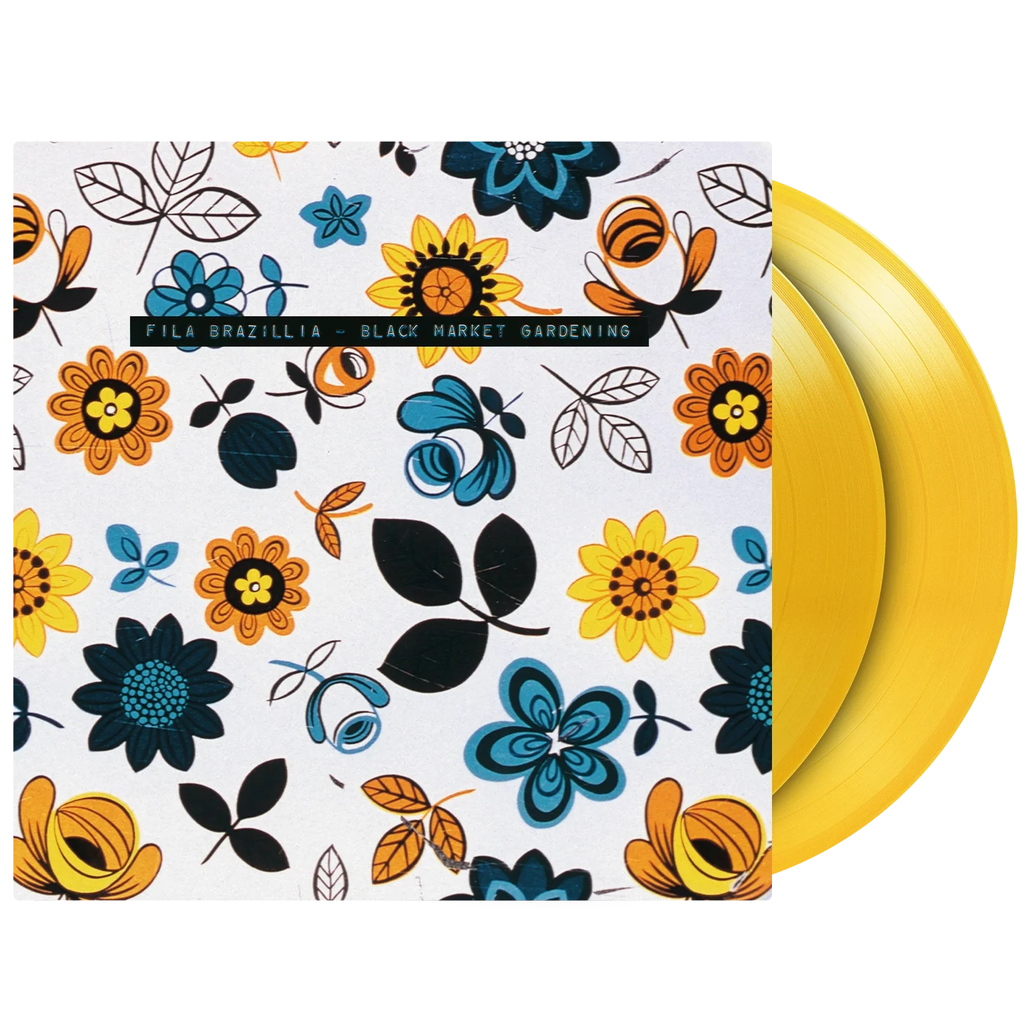 Fila Brazillia "Black Market Gardening" (Translucent Yellow Vinyl) 2xLP