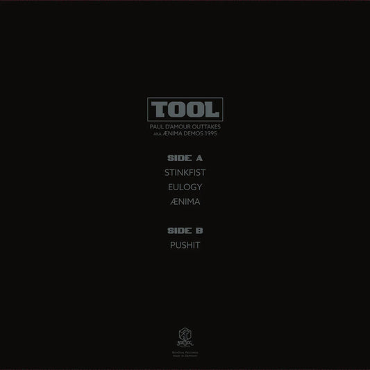 Tool "Aenima Demos 1995: Paul D'Amour Outtakes" LP